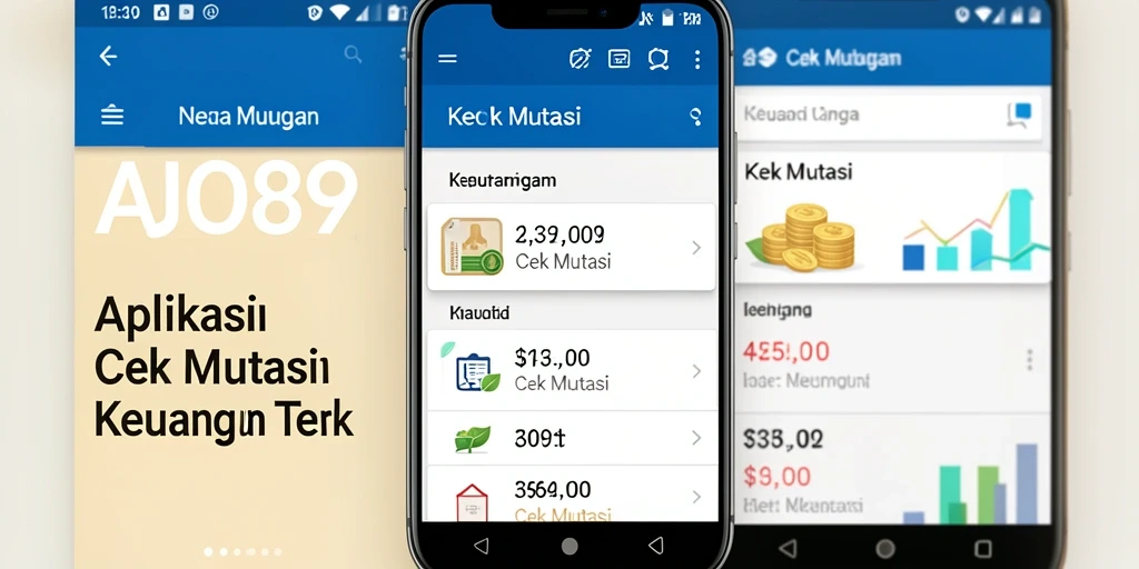 Tampilan antarmuka AJO89 yang menampilkan fitur Cek Mutasi.