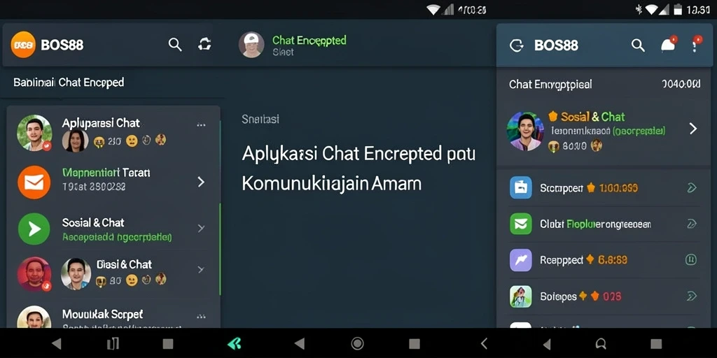 Antarmuka BOS88 yang ramah pengguna untuk chatting aman.