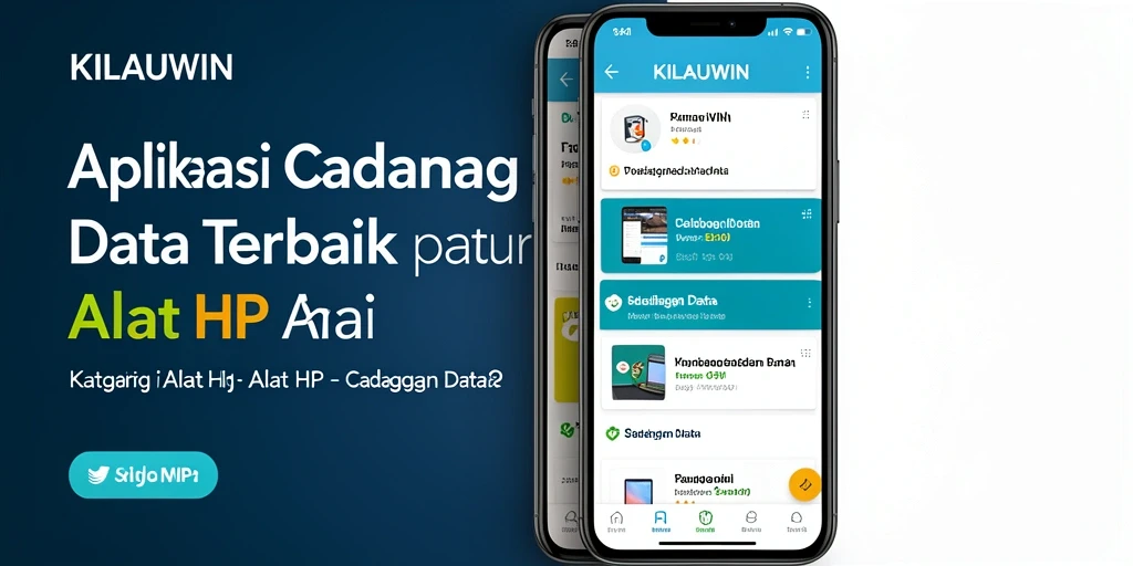 Antarmuka KILAUWIN yang ramah pengguna untuk pencadangan data.
