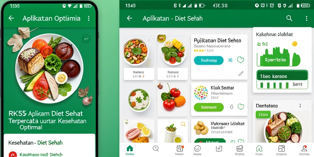 Antarmuka aplikasi RK55 yang user-friendly dan intuitif.