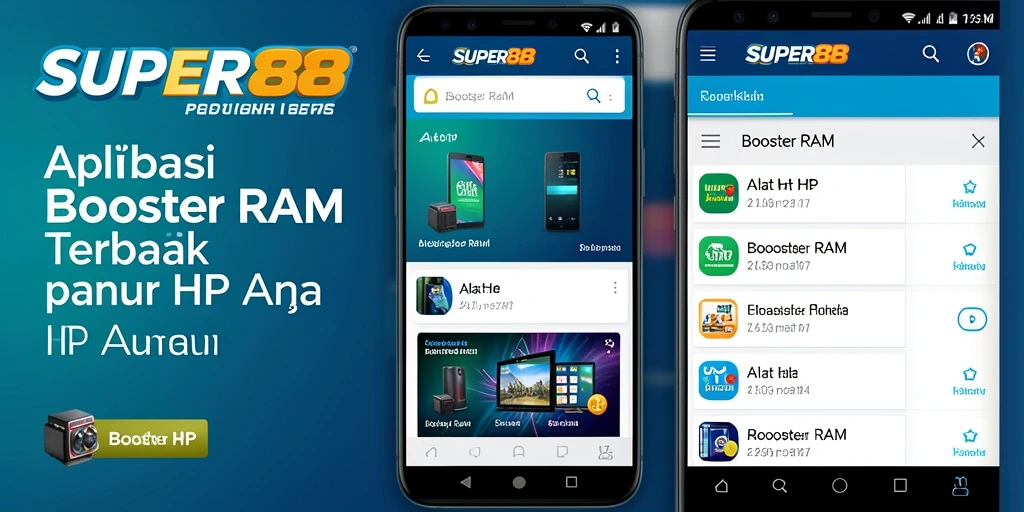 Tampilan antarmuka SUPER88 yang sederhana dan fungsional.